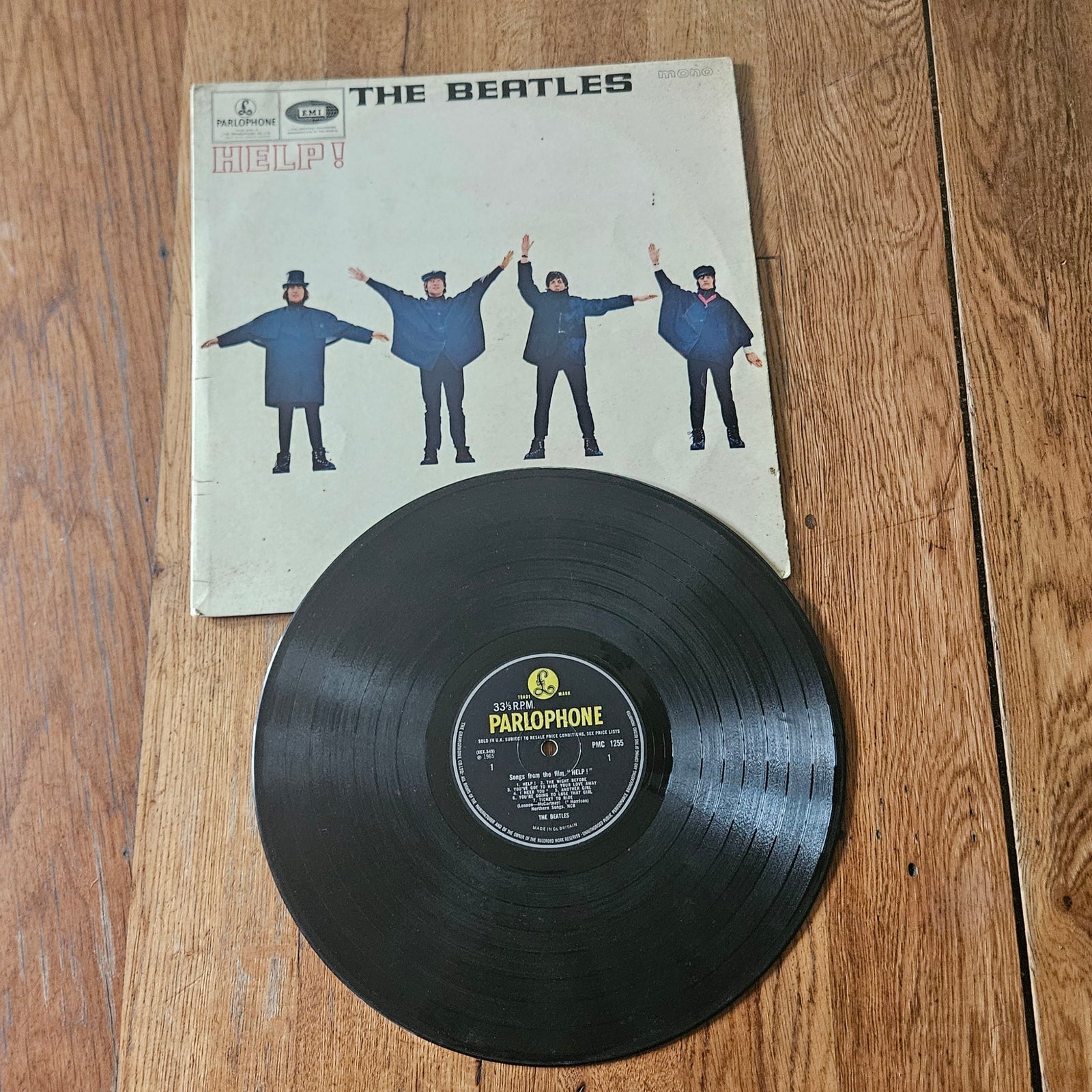 Help by The Beatles Album Vinyl Record Vintage from 1965