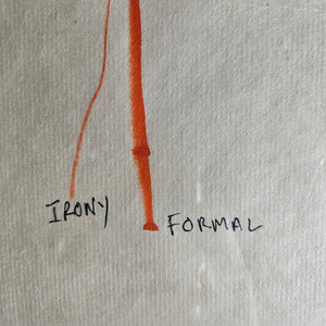 Royal Academy Stephen Farthing "Arachidic Acid" Work on Paper Vintage 2010