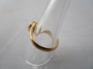 9K Yellow Gold And Citrine Twist Ring Sheffield 2001