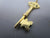 9k Gold 21st Birthday Key To The Door Pendant Charm Vintage Birmingham 1996