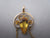 9k Gold And Citrine dangling Lavalier Pendant Antique Edwardian c1910