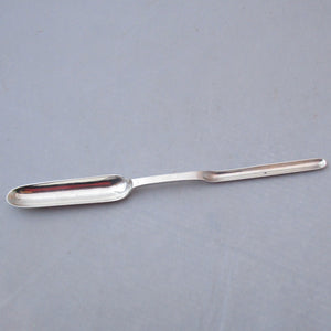 A1 Silver Plate Marrow Spoon Antique Victorian c1890