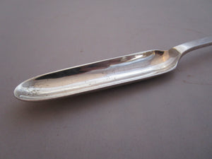 A1 Silver Plate Marrow Spoon Antique Victorian c1890