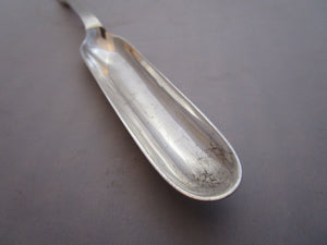 A1 Silver Plate Marrow Spoon Antique Victorian c1890