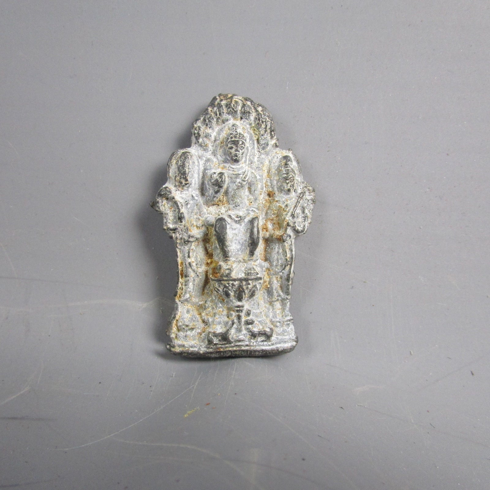 Asian Votive Deity Cast Metal Shrine Offering Antique Victorian c1850