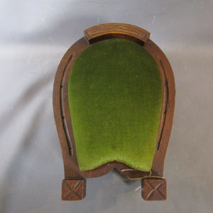 Boot Polishers Horseshoe shaped foot stool Edwardian 1930s