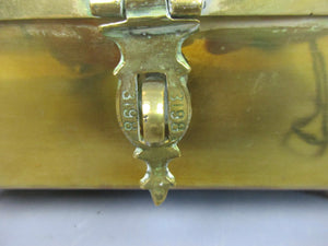 Brass Travelling Spice Box Antique 19th Century