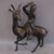 Bronze Censor Sage On Deer Antique Victorian c1870