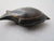 Carved Horn Fish Snuff Box Antique Victorian c1880