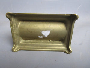 Cast Brass Stamp Box Antique Art Nouveau c1890