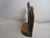 Cast Bronze And Oak Door Stop Antique Edwardian c1910