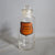 Chemists Apothecary Bottle With Original Label Quinine Sulphas Antique c1920