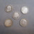 Collection Of Silver Shillings Various Dates Antique Georgian 1820-1915