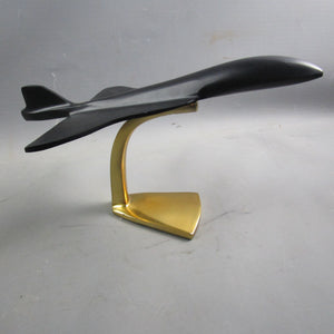Contemporary Jet Plane Ornament In The Art Deco Style Vintage 1970