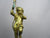 Converted To Electric Gas Cherub Putto Lamp Base Antique Victorian c1890