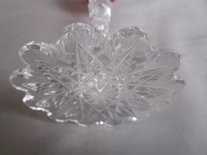 Cut Crystal Hock Glass Vintage Mid Century c1960