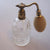 Cut Glass Perfume Atomiser Bottle Vintage Art Deco c1930