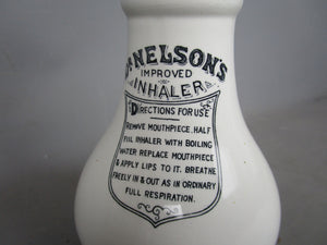 Dr Nelsons Improved Inhaler Antique Victorian c1900