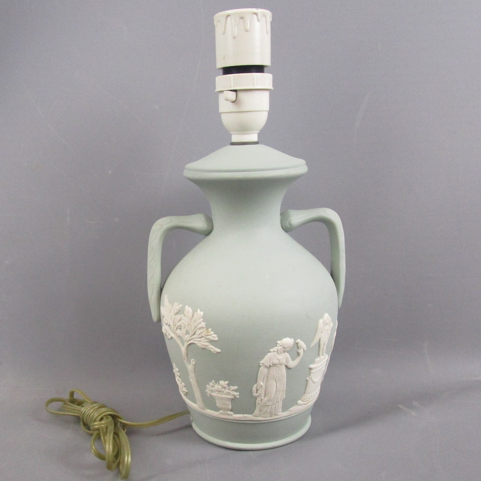 Dudson Brothers Hanley Jasper Ware Lamp Base Antique Victorian c1890