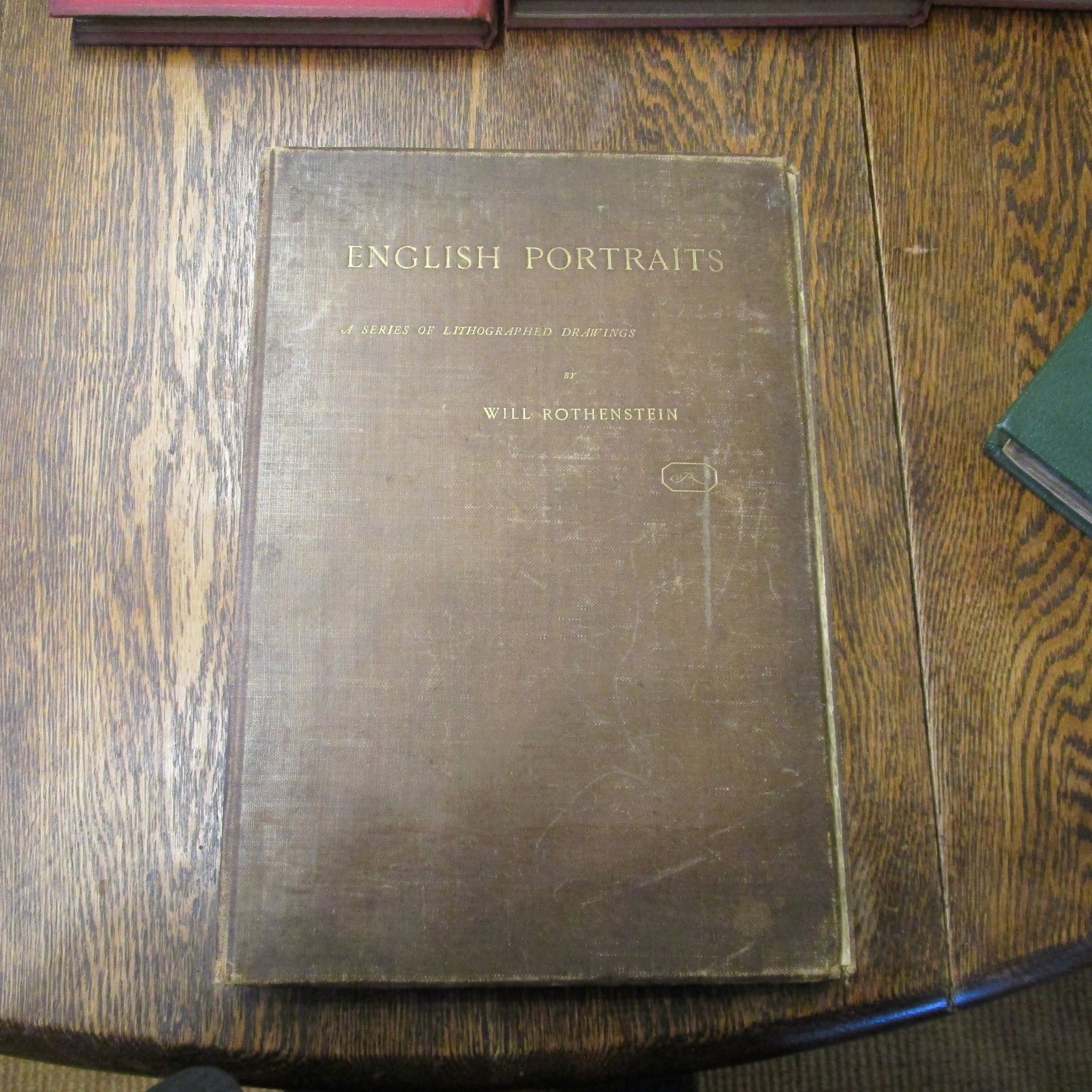 English Portraits Lithographed Drawings By Will Rothenstein Victorian  Antique 1898