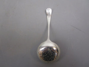 Sterling Silver Sifter Spoon Vintage Mid Century Sheffield 1961