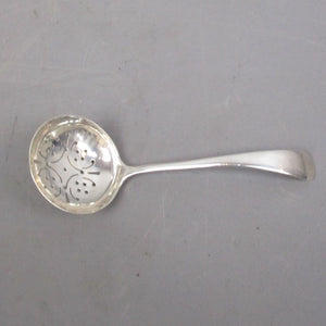 Sterling Silver Sifter Spoon Vintage Mid Century Sheffield 1961