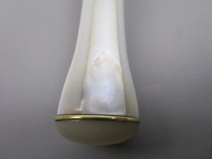 French Mother Of Pearl And Gilt Metal Pair Of Opera Lorgnette Glasses Antique c1890