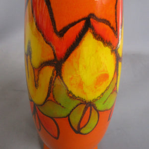 Hand Painted Poole Pottery Delphis Vase Vintage c1970