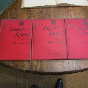 Her Majesty's Army By Walter Richards Div. I.II.II Books Colour plates Complete.