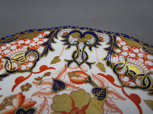 Hand Painted Royal Crown Derby Imari Design Plate Antique Victorian c1860