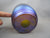 Early Purple & Iridescent Glass Tumbler Antique Victorian c1880
