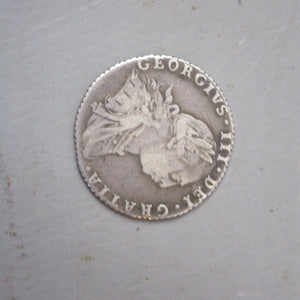 George III Silver Shilling Coin Dated 1787