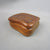 Hand Carved Ancient New Zealand Kauri Tree Carved Wooden Trinket Box Vintage c1970