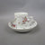 Hand Painted Chinese Famille Rose Floral Design Cup & Saucer Antique c1770