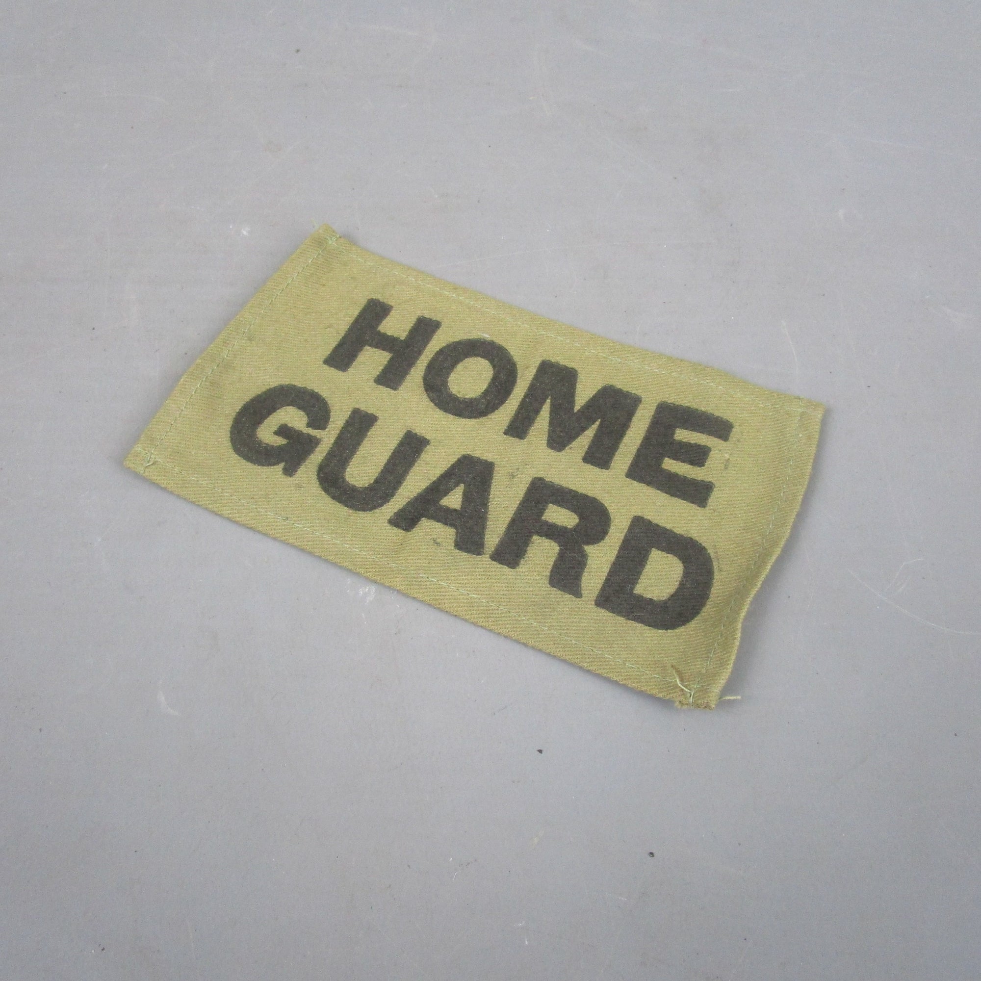 Original Word War II Home Guard Cloth Sleeve Patch Vintage c1940