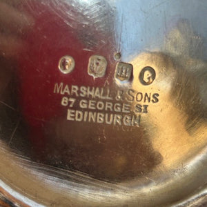 Silver Scottish four piece tea and coffee service Victorian Edinburgh 1886.