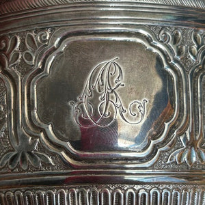 Silver Scottish four piece tea and coffee service Victorian Edinburgh 1886.