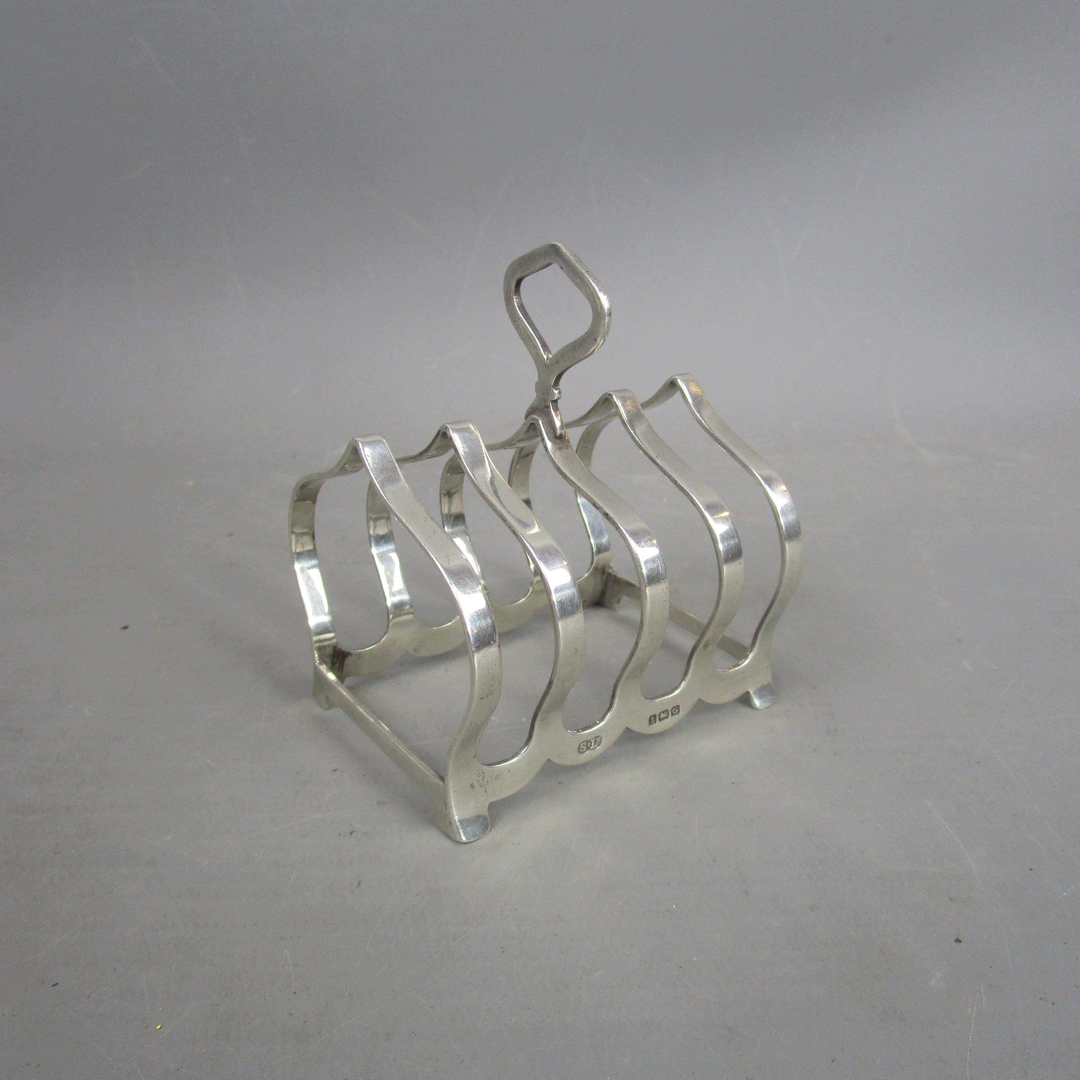 Georgian Sterling Silver Toast Rack London 1827