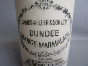 James Keiller And Sons Dundee Marmalade Pot Antique Victorian c1900