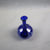 Mark Taylor Studio Glass Blue White Twist Signed Spill Vase Vintage c2001