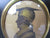 Miniature Cut And Gilded Silhouette Portrait Of A Gentleman Antique Victorian c1840