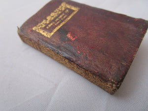 Miniature Leather Bound King Henry Shakespeare Antique Edwardian 1914