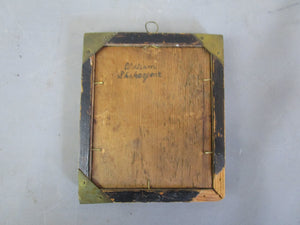 Miniature Watercolour On Card Of William Shakespeare Antique Georgian c1810