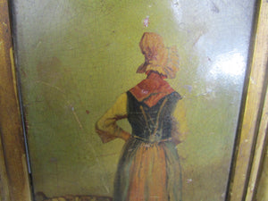 Oil On Copper Painting Antique Georgian c1820