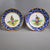 Pair Of French Quimper Hand Decorated Plates Antique Edwardian 1910