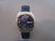 Rare Purple Bezel Omax 'Crystal' Day Date Wrist Watch Vintage c1970