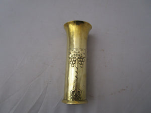 Repousse Brass Vase Keswick School Of Industrial Art Antique Art Deco c1920