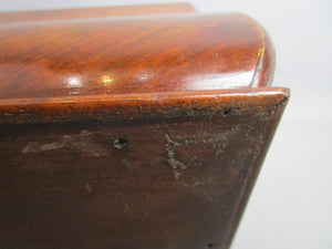 Restored Mahogany Three Compartment Tea Caddy Antique Georgian c1820