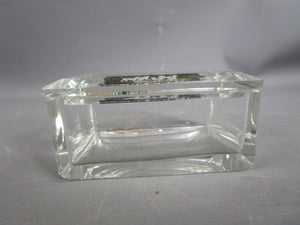 Rock Crystal Table Box Depicting Hunting Hounds and Horse Antique Victorian