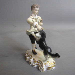 Royal Crown Derby Figurine 'The Shepherd' Vintage Mid Century c1950